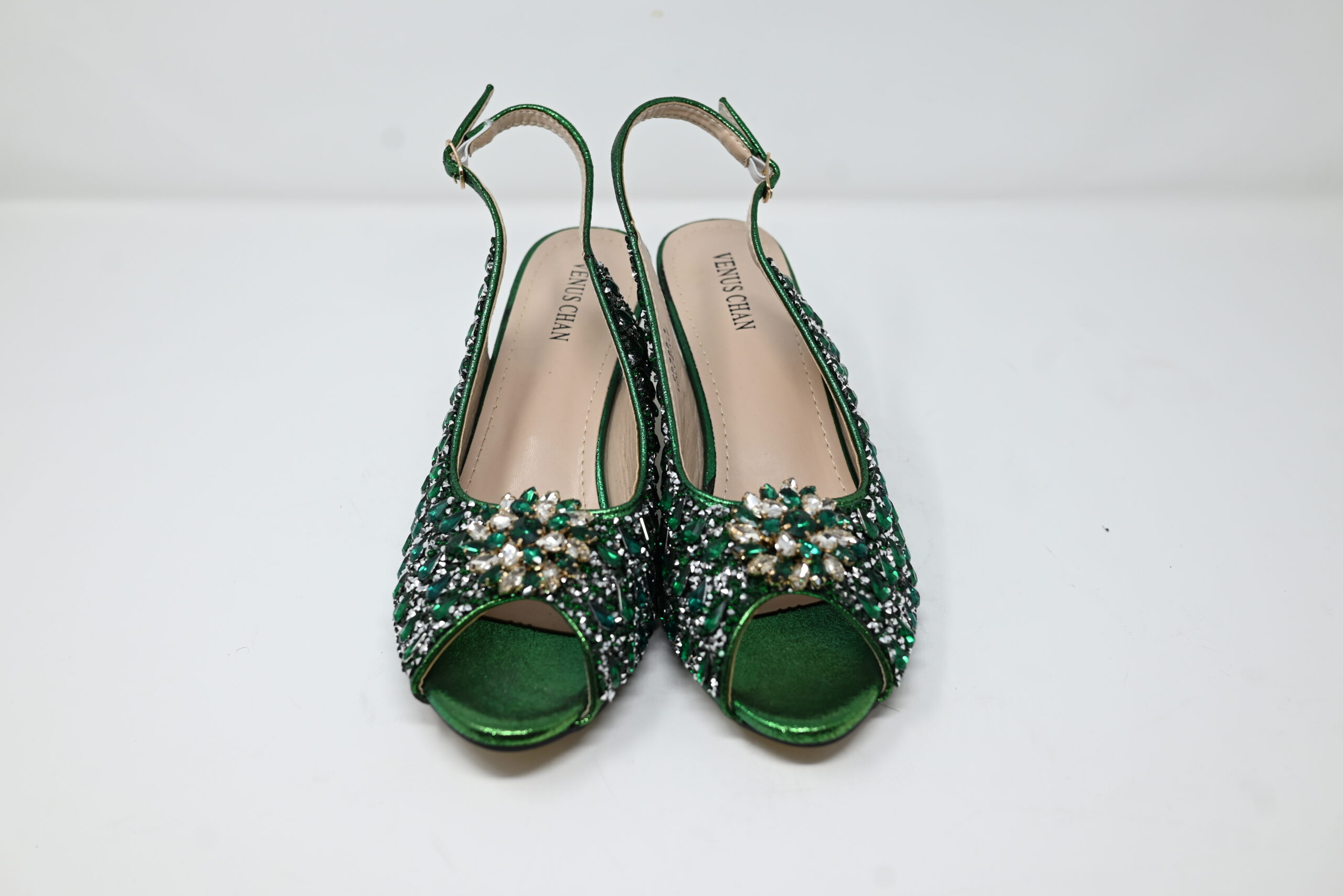 Emerald Bloom Heels - Image 2
