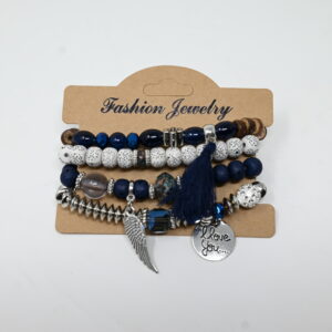 Midnight Sky Beaded Bracelet Set